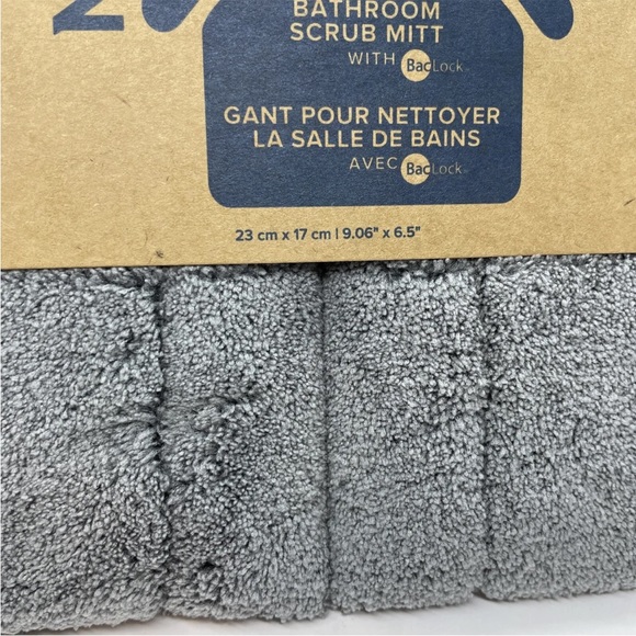 Norwex Bathroom Scrub Mitt in Graphite Brand New. - Picture 3 of 8